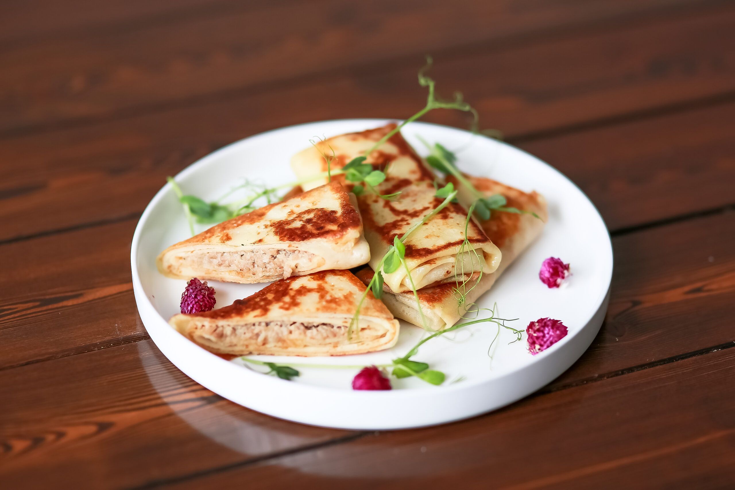 Блинчики с мясом 1шт